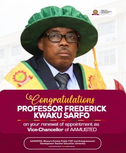Read more about the article RENEWAL OF APPOINTMENT OF THE VICE-CHANCELLOR